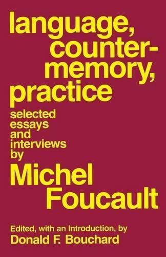 Language, Counter-Memory, Practice book cover