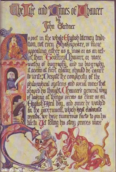 The Life and Times of Chaucer book cover