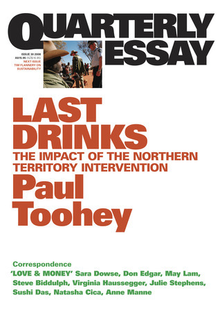 Quarterly Essay book cover