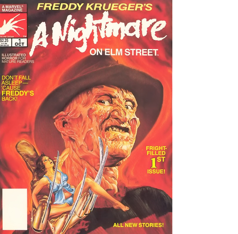 Freddy Krueger's A Nightmare on Elm Street book cover