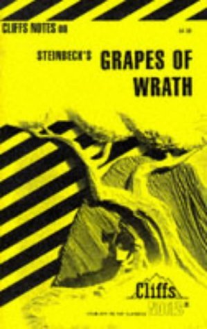 CliffsNotes on Steinbeck's Grapes of Wrath book cover