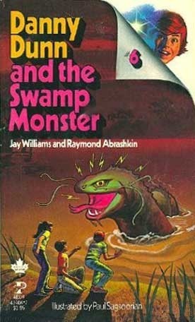 Danny Dunn and the Swamp Monster book cover