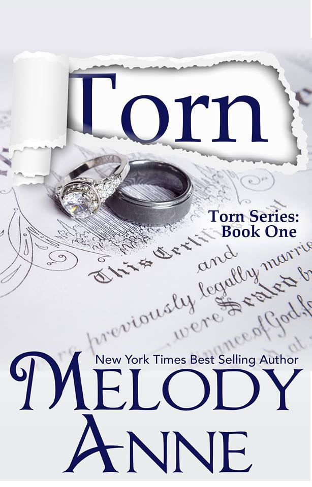Torn book cover