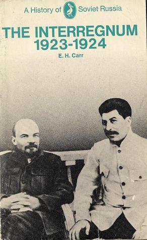 The Interregnum 1923-1924 book cover
