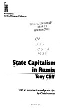 State Capitalism in Russia book cover