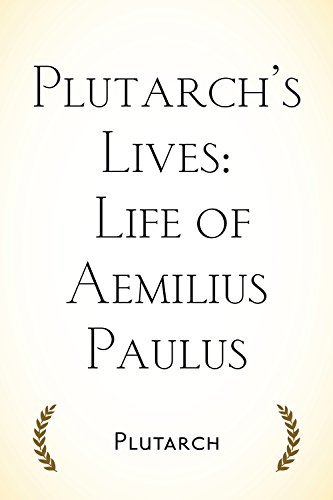 Plutarch's Lives book cover