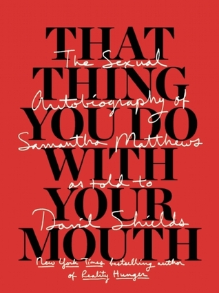That Thing You Do With Your Mouth book cover