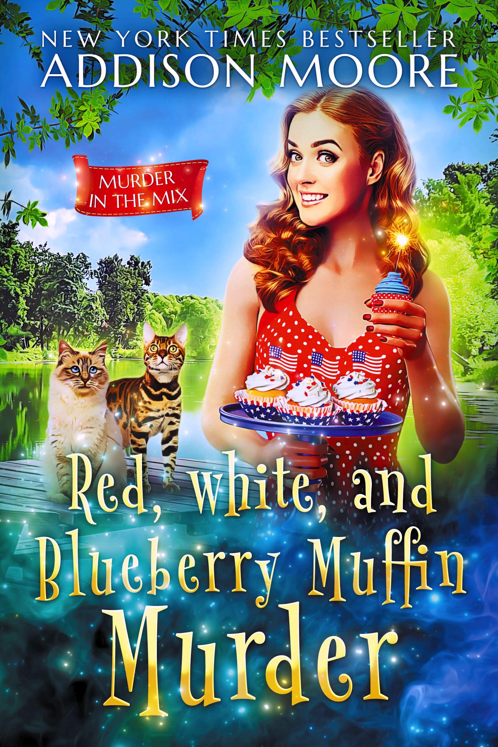 Red, White, and Blueberry Muffin Murder book cover