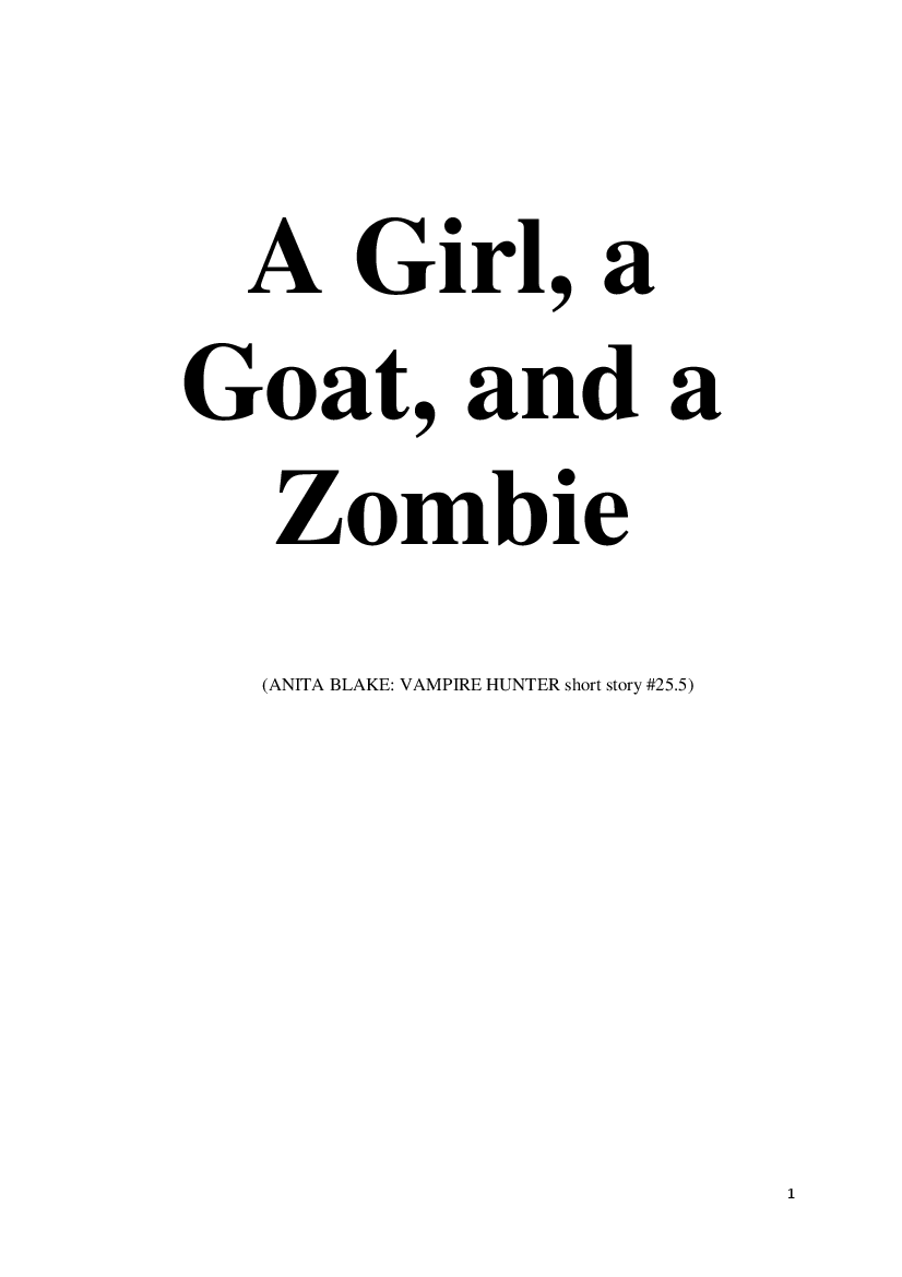 A Girl, a Goat, and a Zombie book cover