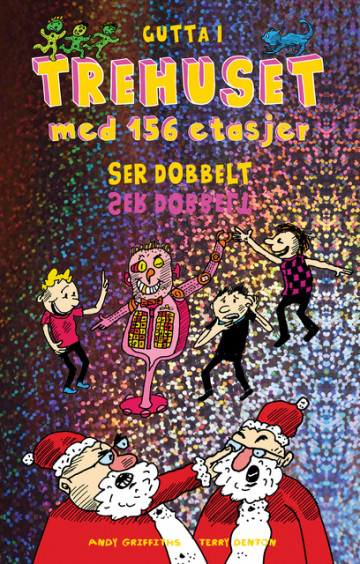 Gutta i trehuset med 156 etasjer ser dobbelt book cover