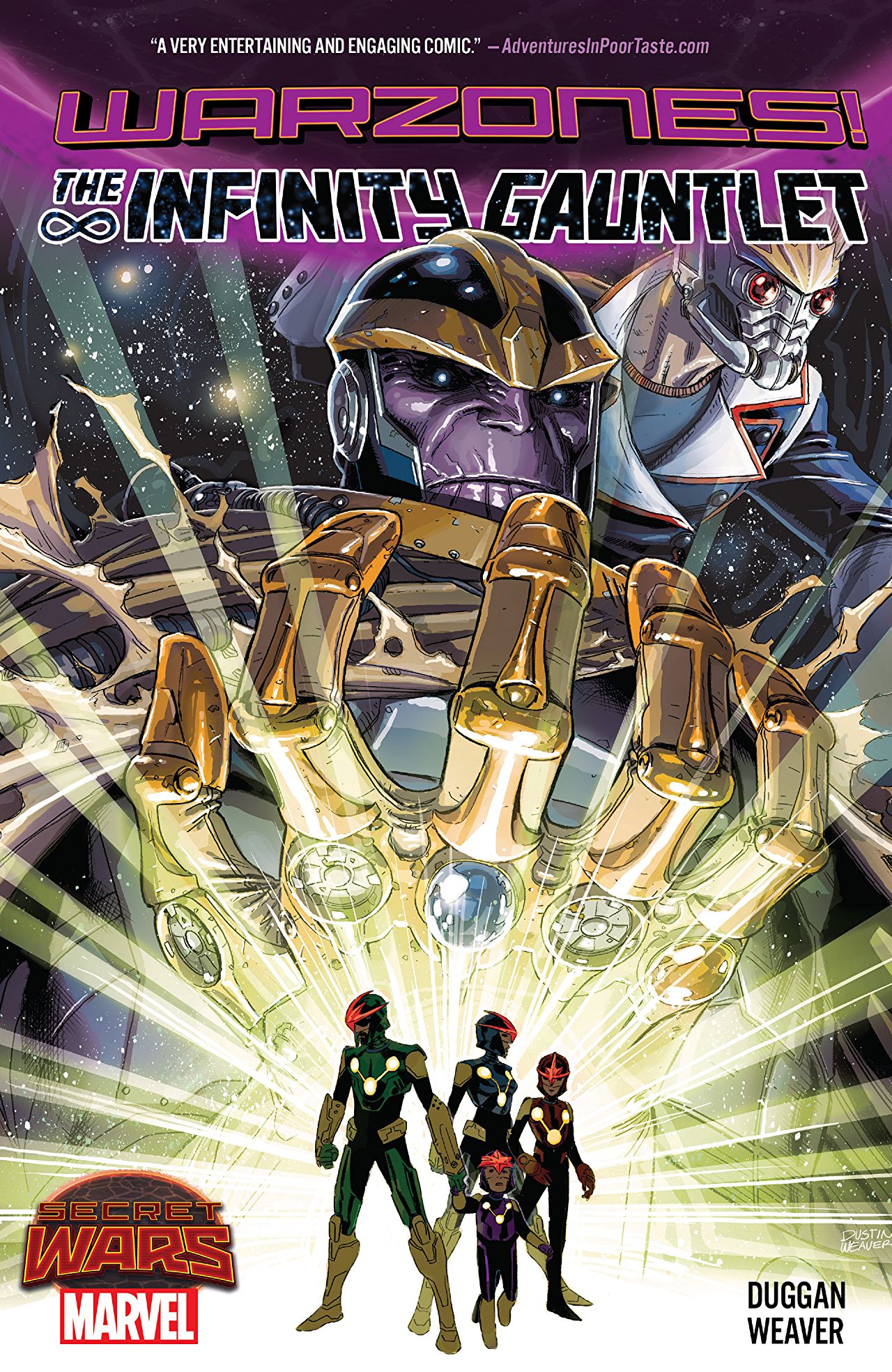 Infinity Gauntlet book cover