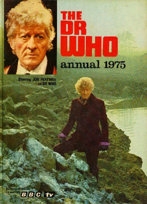 The Doctor Who Annual 1975 book cover