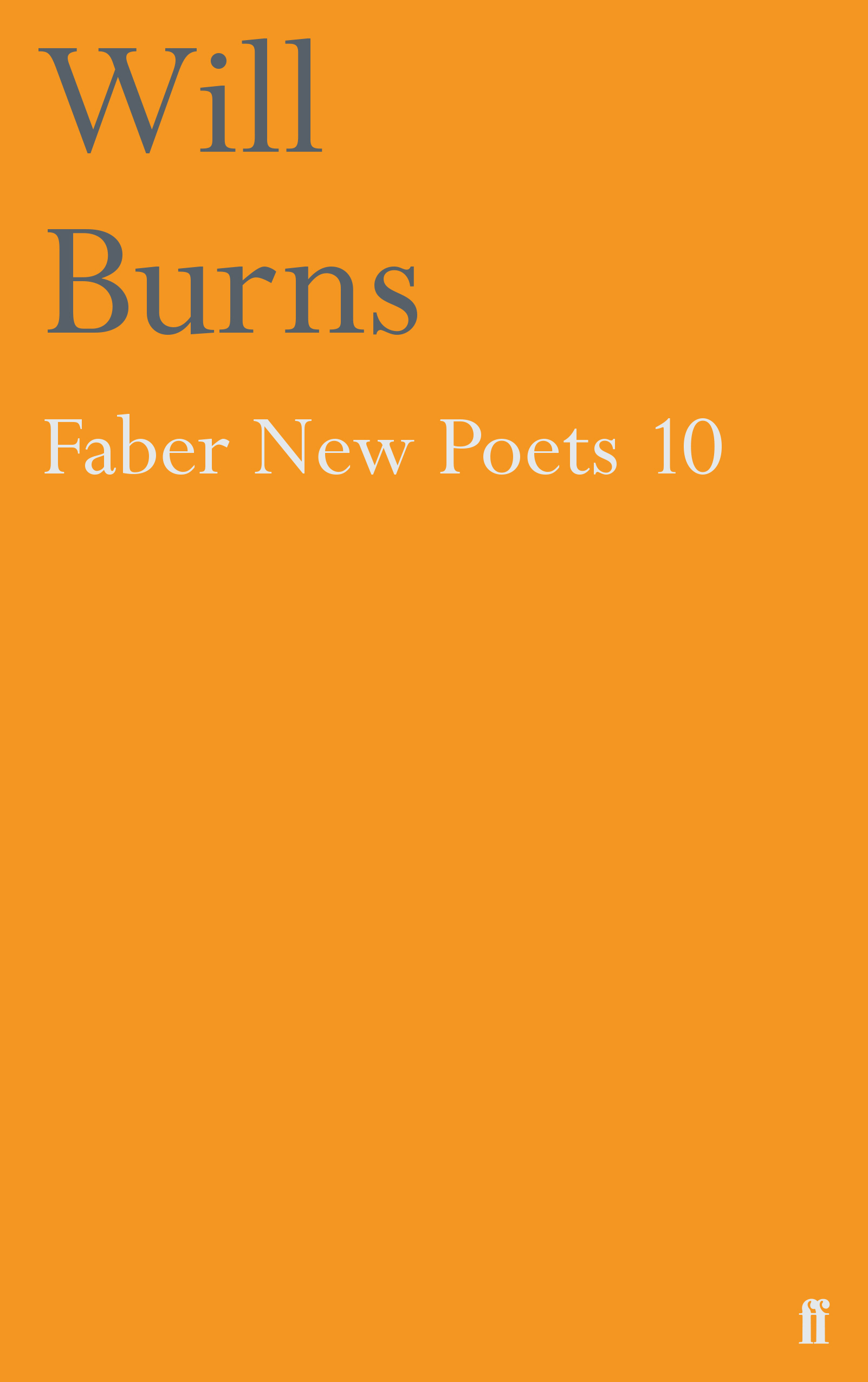 Faber New Poets 10 book cover