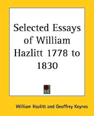 Selected Essays, 1778-1830 book cover
