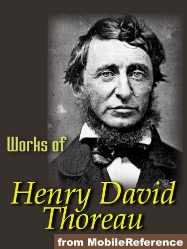 Works of Henry David Thoreau. Walden, On the Duty of Civil Disobedience, Excursions, poems & more book cover