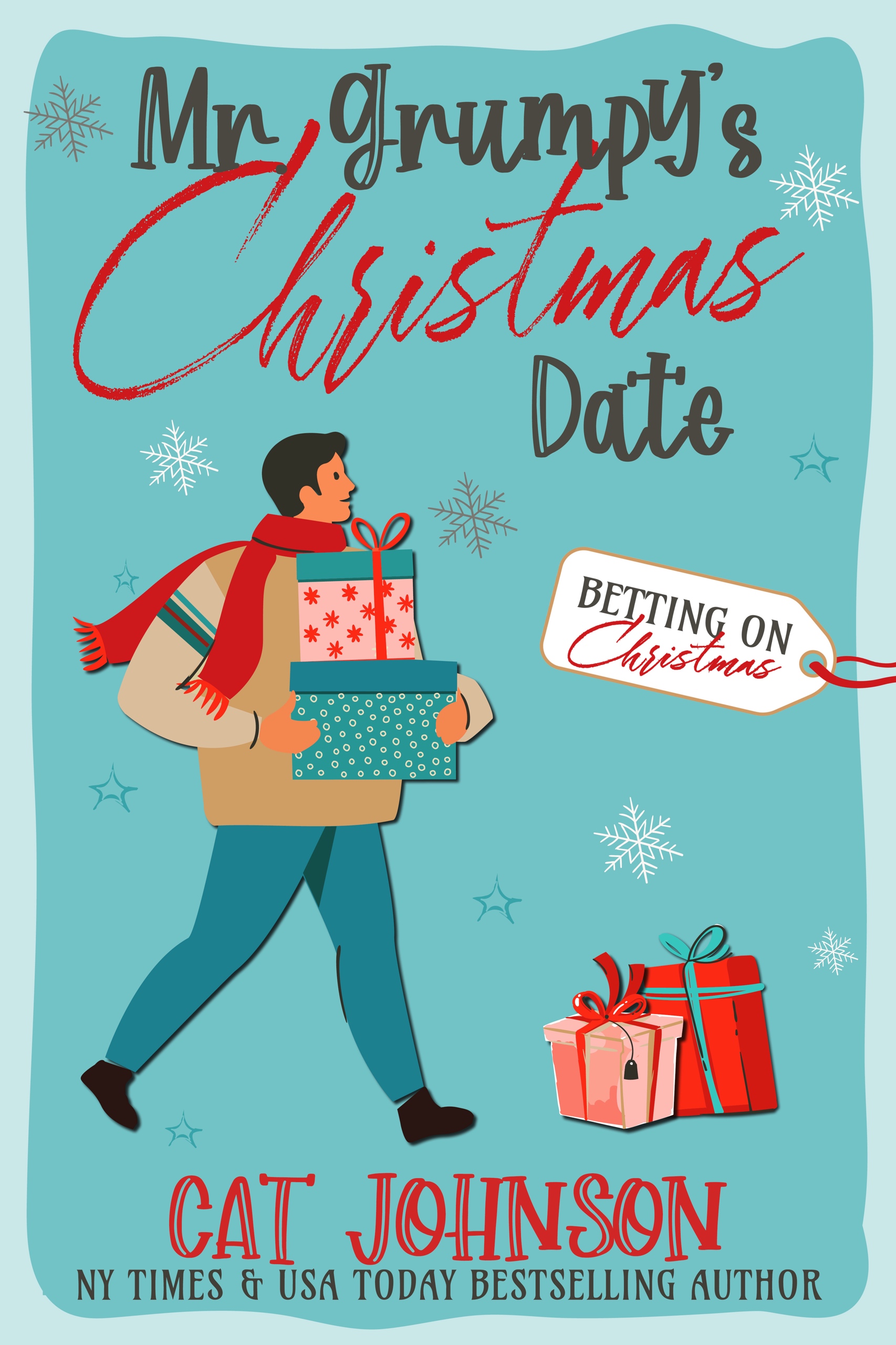 Betting on Christmas book cover 1