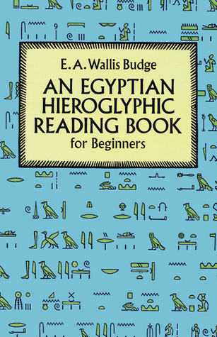 Egyptian Hieroglyphic Reading Book for Beginners book cover