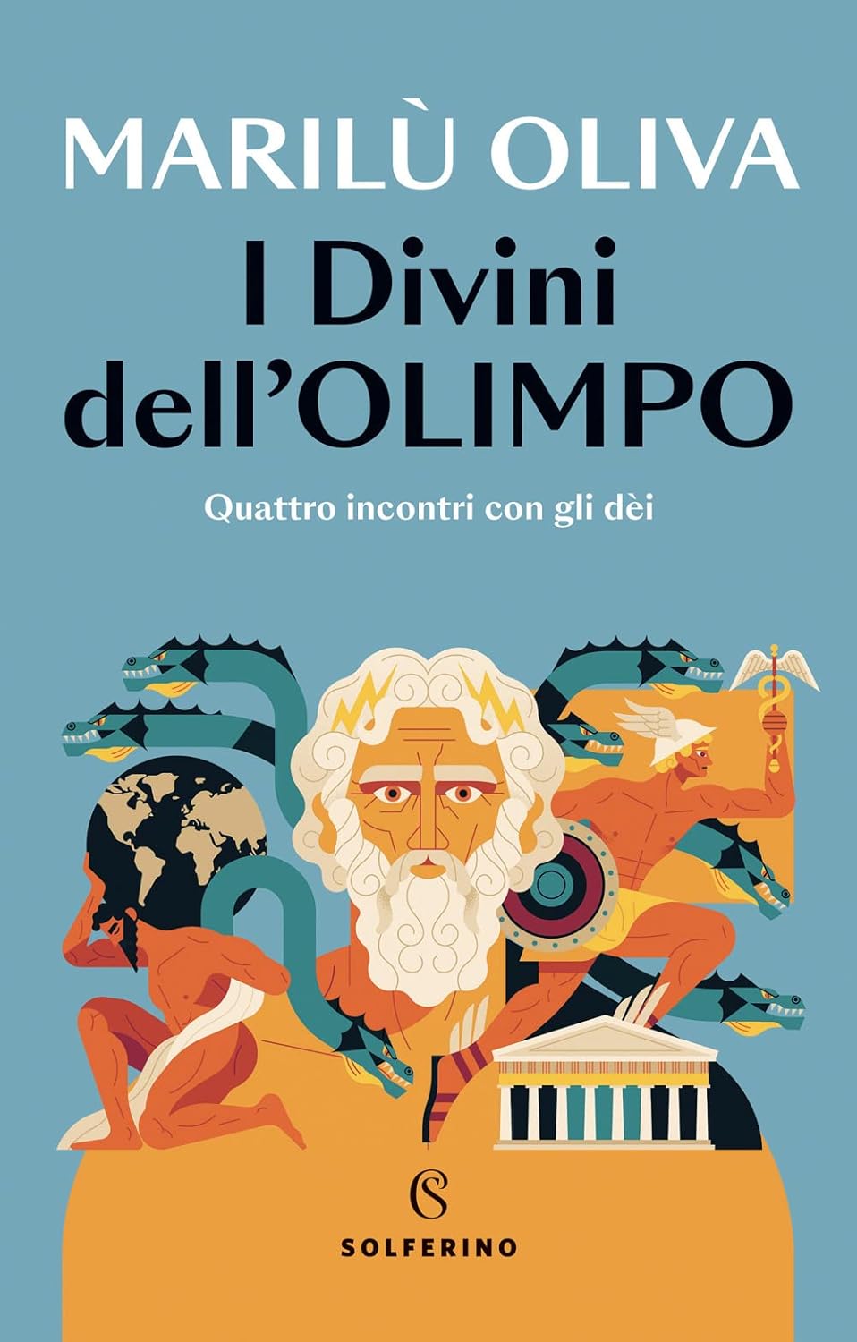 I divini dell'Olimpo. Quattro incontri con gli dèi book cover
