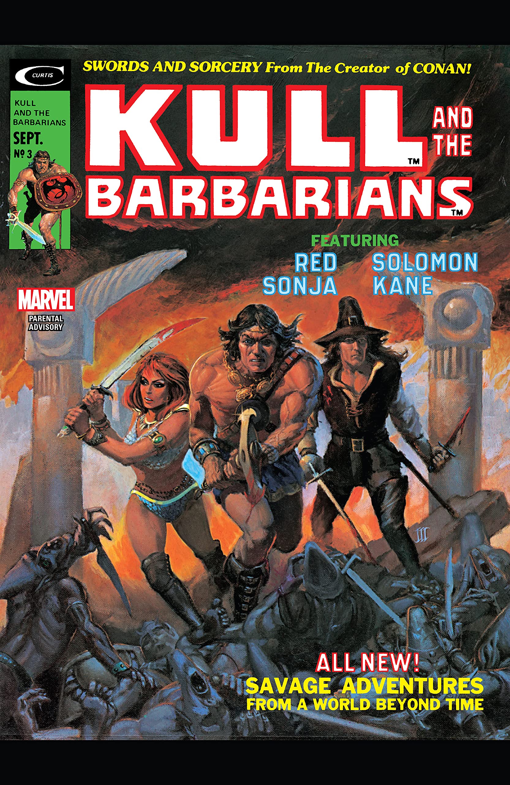 Kull and The Barbarians book cover 1