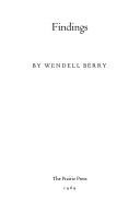 Findings book cover