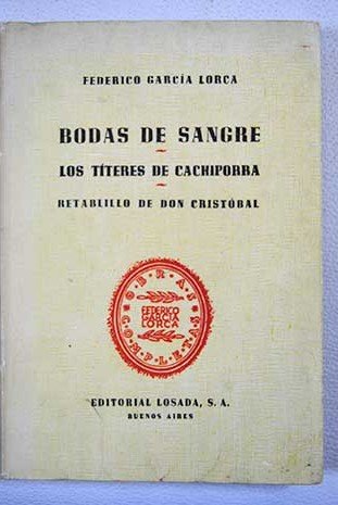 Bodas de sangre, Los titeres de Cachiporra, Retablillo de Don Cristobal book cover