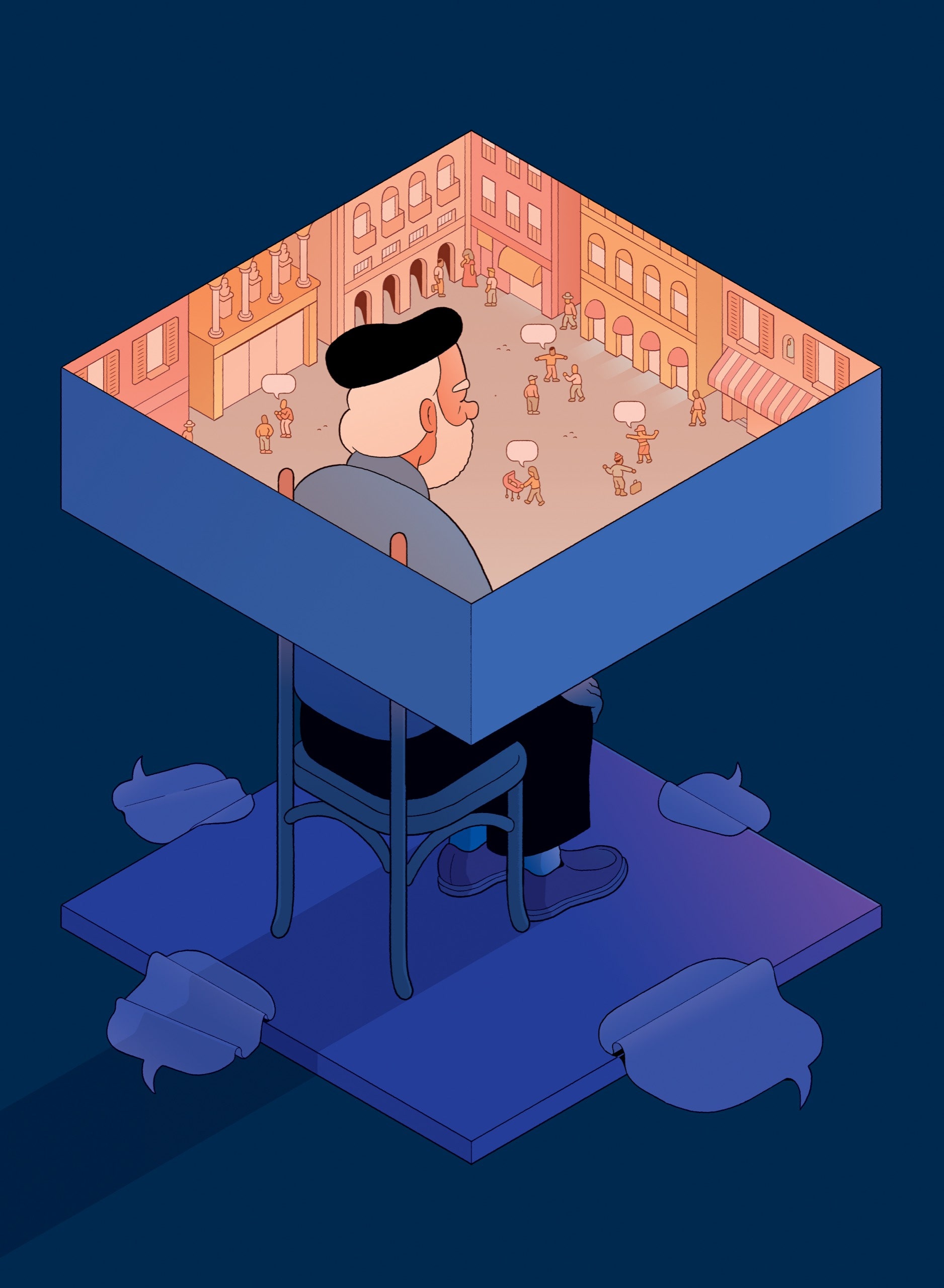 The Old Man in the Piazza book cover