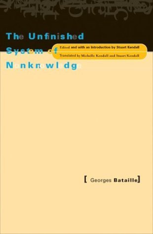 The Unfinished System of Nonknowledge book cover