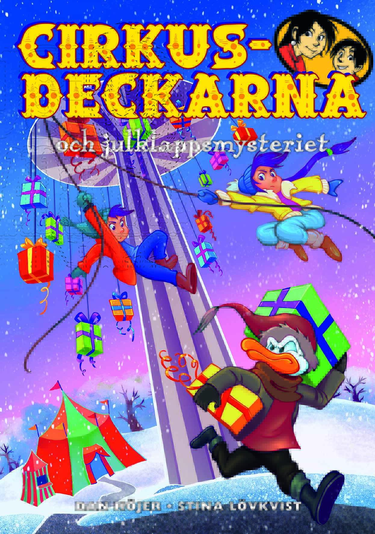 Cirkusdeckarna och julklappsmysteriet book cover