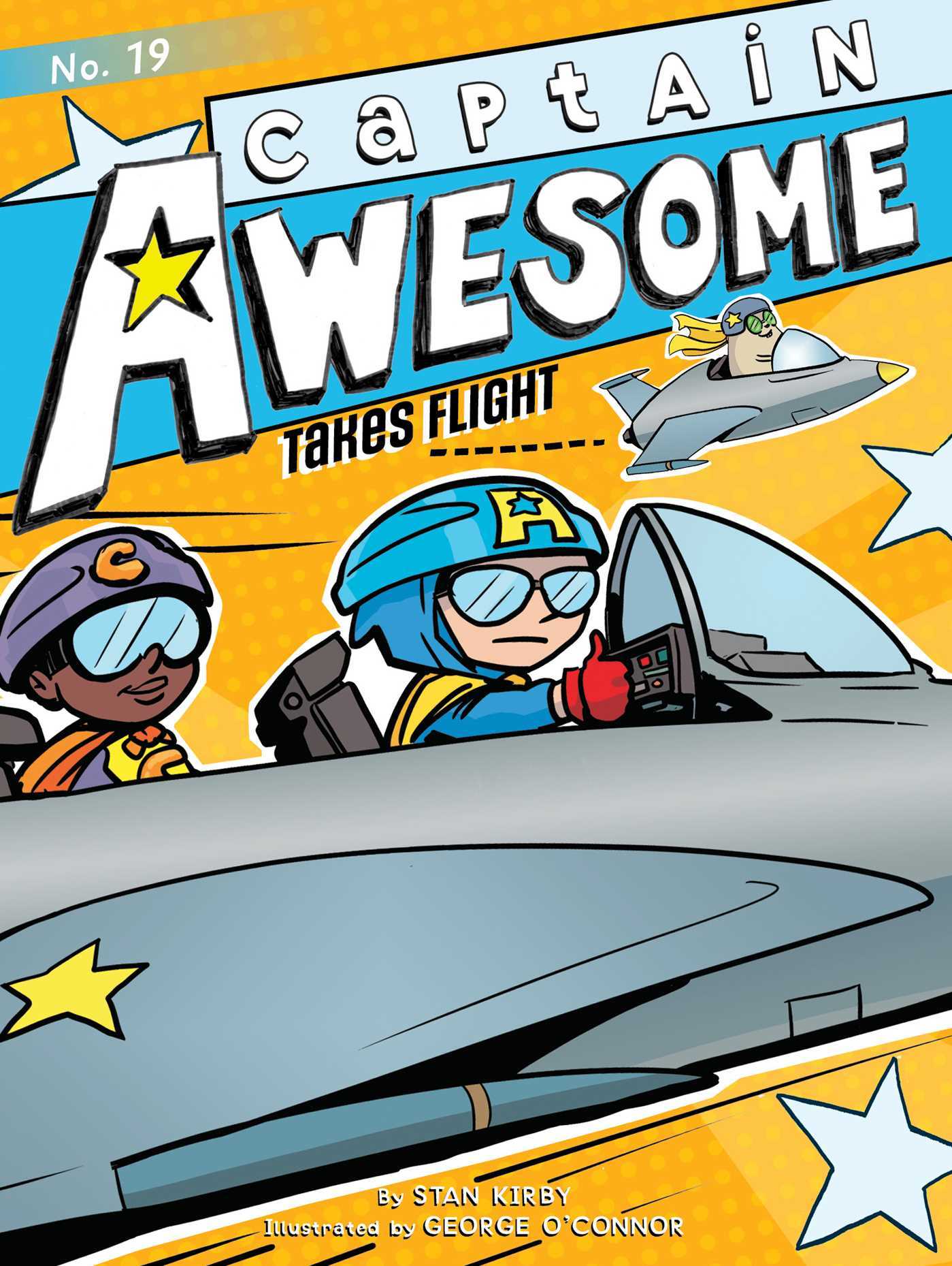 Captain Awesome Takes Flight book cover