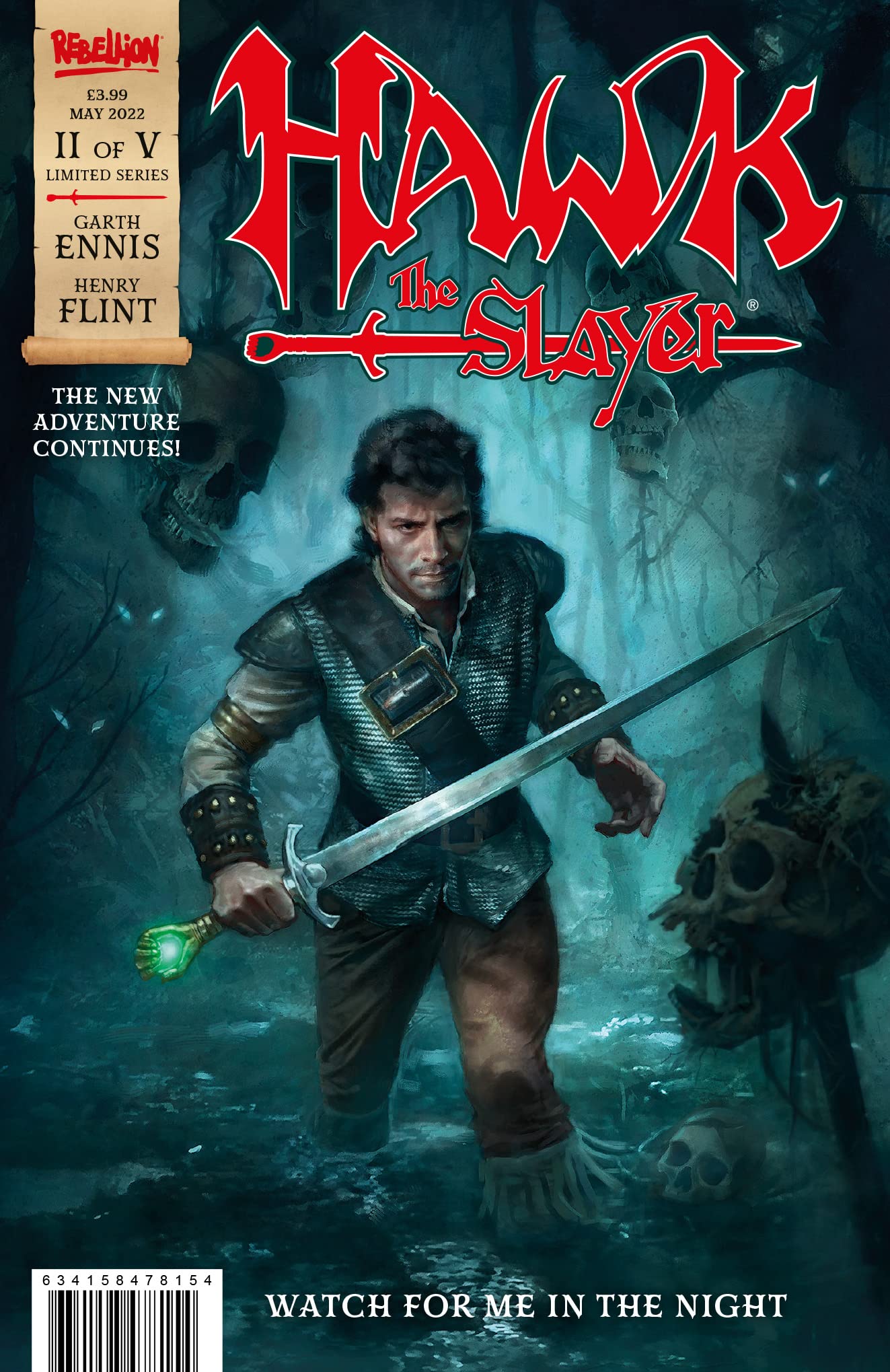 Hawk The Slayer Issue 2 book cover