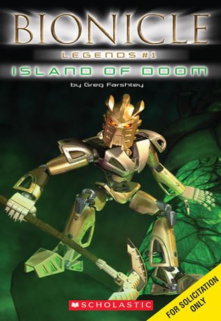 Bionicle Legends book cover 1