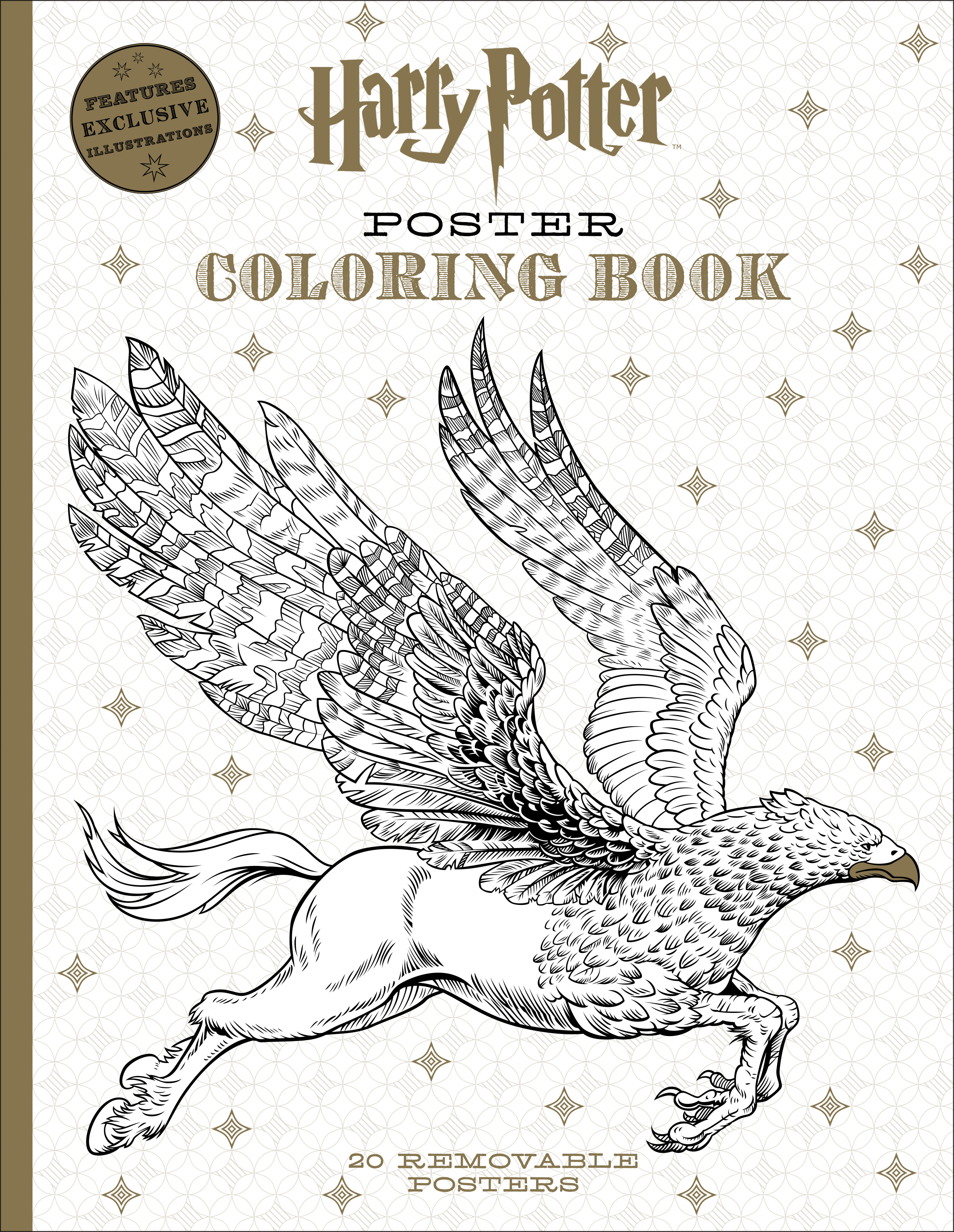 Harry Potter Poster Coloring Book book cover