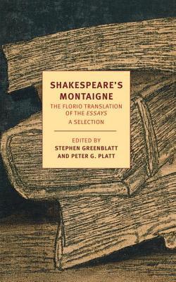 Shakespeare's Montaigne book cover