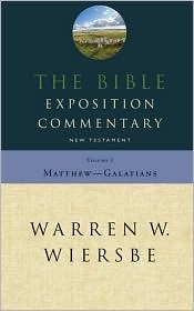 Bible Exposition Commentary, Vol. 1 book cover