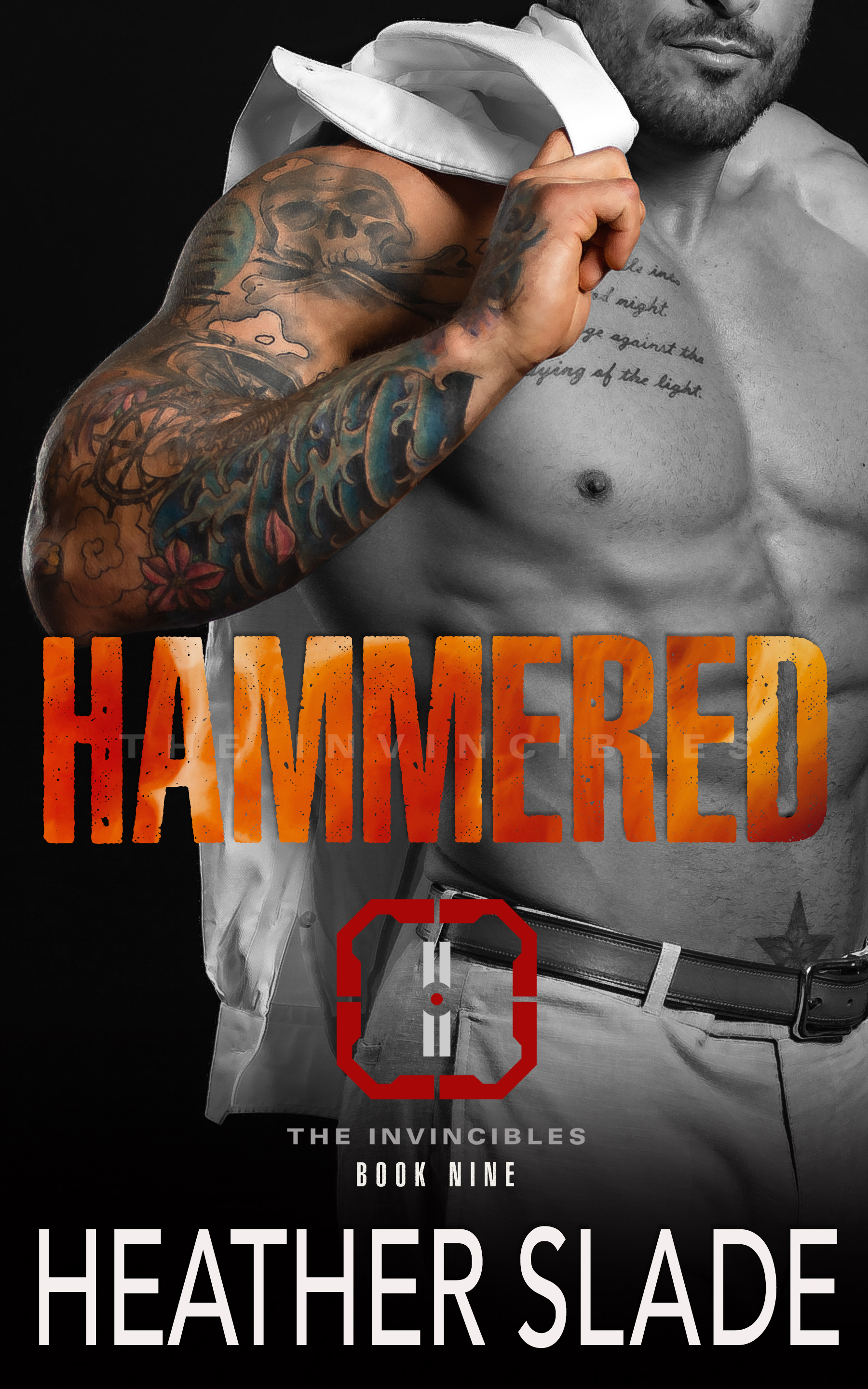 Hammered book cover
