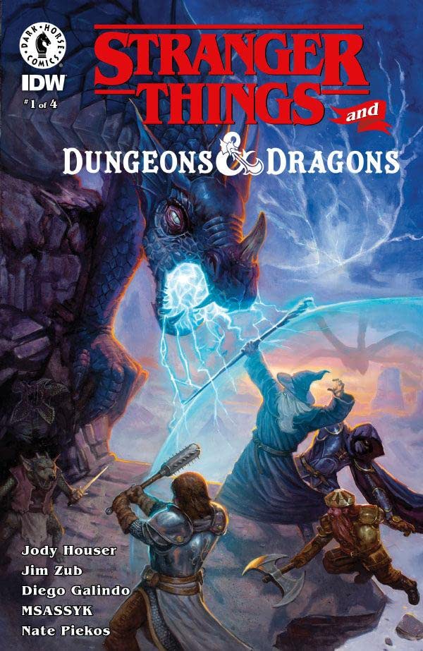 Stranger Things and Dungeons & Dragons book cover 1