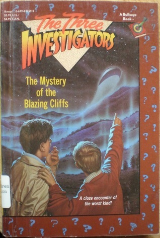 The Mystery of the Blazing Cliffs book cover
