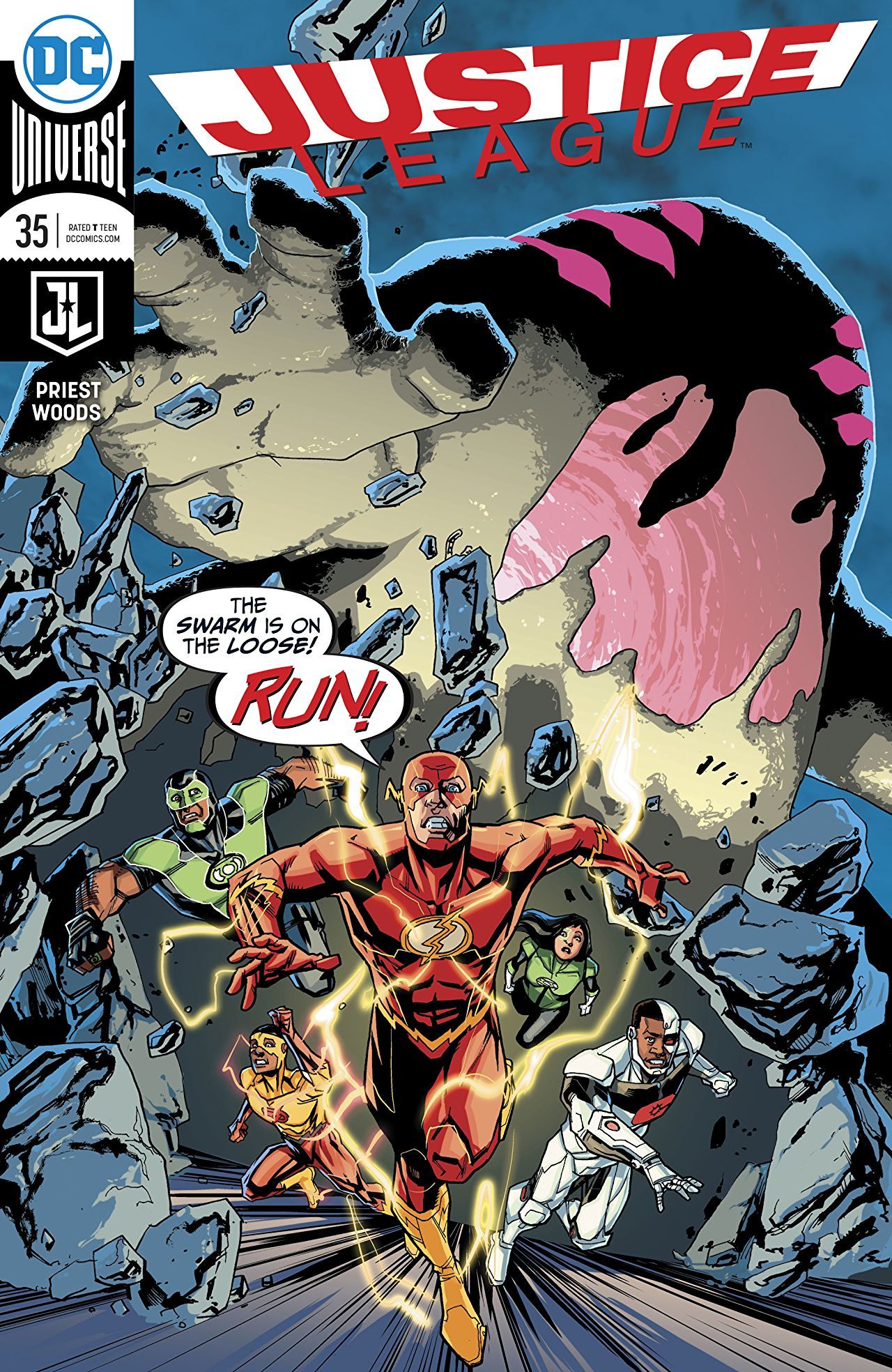 Justice League (2016-2018) #35 book cover