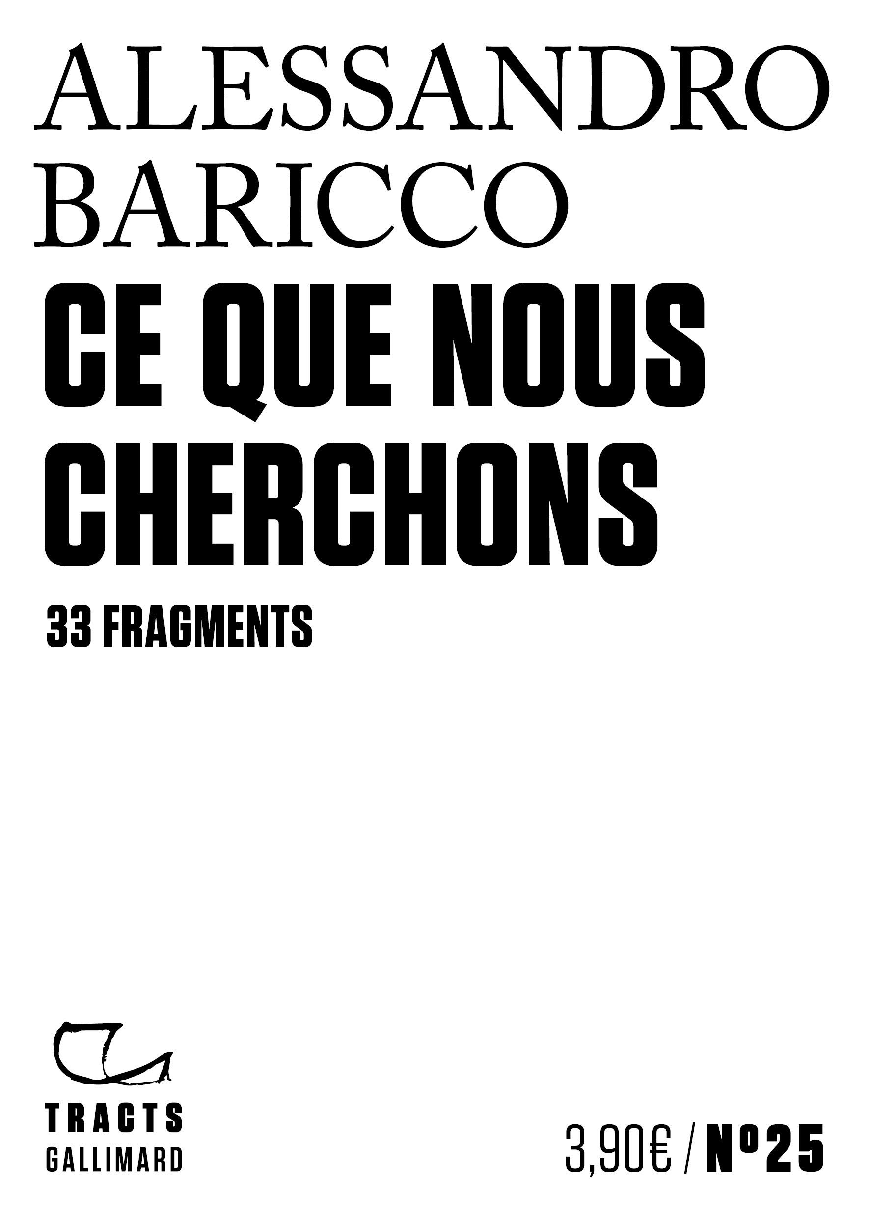 Ce que nous cherchons book cover
