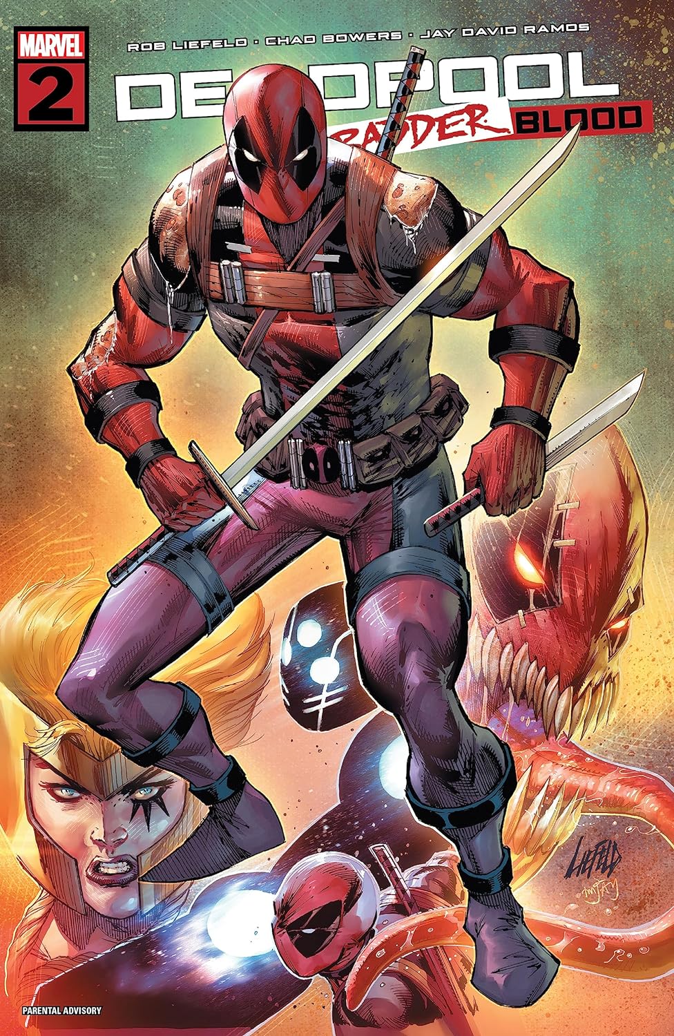 Deadpool: Badder Blood book cover 2