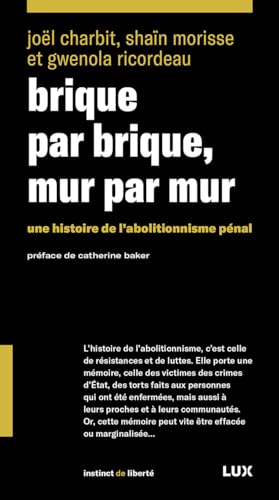 Brique par brique, mur par mur book cover