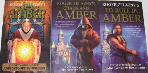 Roger Zelazny's Dawn of Amber series books 1 - 3 book cover