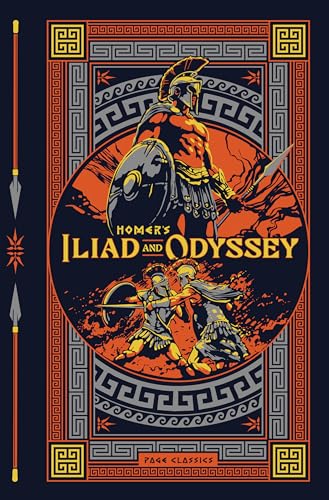 Homer's The Iliad and The Odyssey book cover