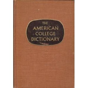 AMER COLL DICT REGULAR book cover