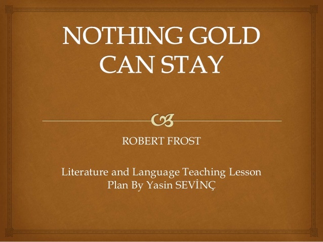 Nothing Gold Can Stay book cover