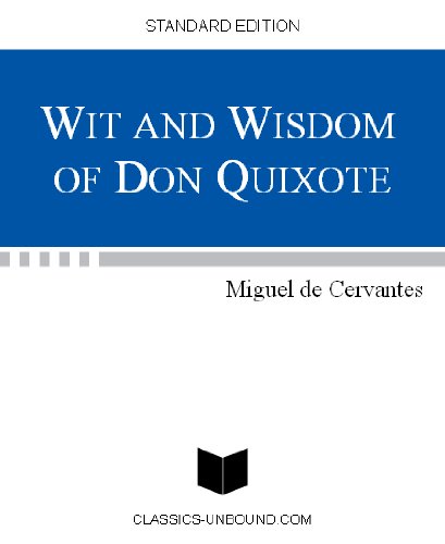 WIT AND WISDOM OF DON QUIXOTE book cover