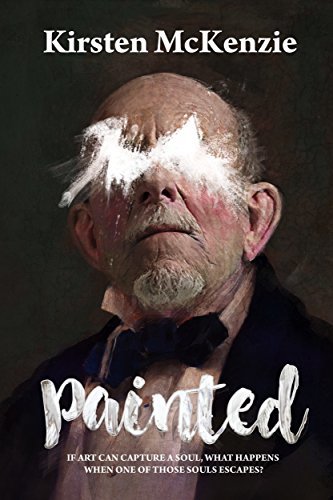 Painted book cover