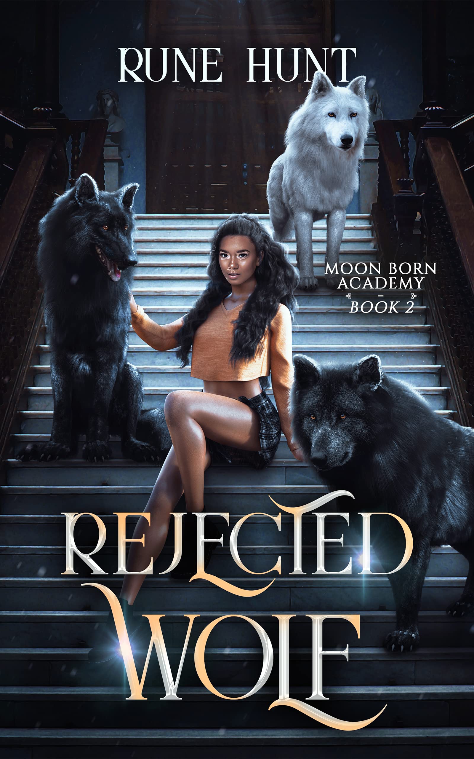 Moon Born Academy book cover 1