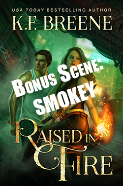 Raised in Fire Bonus Scene book cover