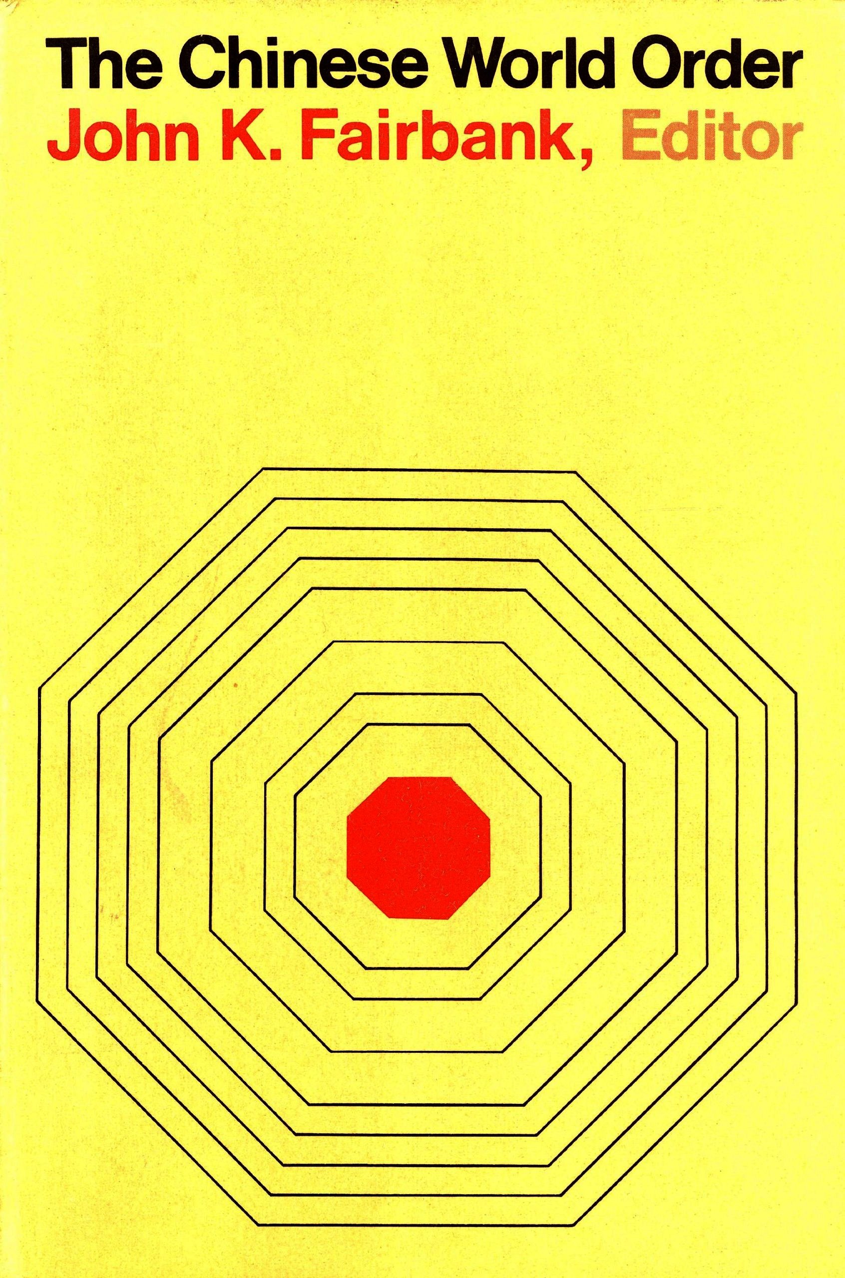 The Chinese World Order book cover